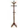 Monarch Specialties 11-Hook Wood Coat Rack, 73 inch;H x 17 inch;W x 17 inch;D, Oak