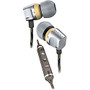 Marley Freedom  inch;Zion inch; In-Ear Headphones With Microphone, 3 Button Control, Smoke
