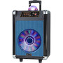 Supersonic Speaker System - 30 W RMS - Portable - Battery Rechargeable - Wireless Speaker(s) - Blue