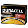 Duracell; Coppertop D Alkaline Batteries, Box Of 72