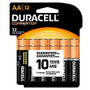 Duracell; CopperTop MN15RT12Z Alkaline General Purpose AA Batteries, Pack Of 12