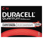 Duracell; Quantum Alkaline C Batteries, Pack Of 12