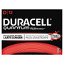 Duracell; Quantum Alkaline D Batteries, Pack Of 12
