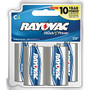 Rayovac 814-4F Mercury Free Alkaline Batteries, C 4 Pk - C - Alkaline - 1.5 V DC - 4 / Pack