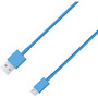 4XEM Micro USB To USB Data/Charge Cable For Samsung/HTC/Blackberry (Blue)