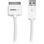 StarTech.com 3m (10 ft) Long Apple? 30-pin Dock Connector to USB Cable for iPhone / iPod / iPad with Stepped Connector