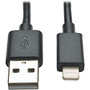 Tripp Lite 10in Lightning USB/Sync Charge Cable for Apple Iphone / Ipad Black 10 inch;