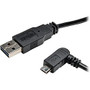 Tripp Lite 6ft USB 2.0 High Speed Cable Reversible A to Left Angle 5Pin Micro B M/M