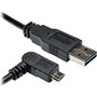 Tripp Lite 6ft USB 2.0 High Speed Cable Reversible A to Right Angle 5Pin Micro B M/M