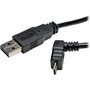 Tripp Lite 6ft USB 2.0 High Speed Cable Reversible A to Up Angle 5Pin Micro B M/M