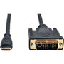 Tripp Lite Mini HDMI to DVI Digital Monitor Adapter Cable M/M 3' 3ft