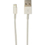 Visiontek Lightning to USB White .25 Meter Cable