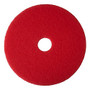 Niagara&trade; 5100N Buffing Pads, 12 inch;, Red, Case Of 5