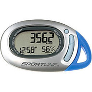 Sportline TraQ Pedometer, Gray/Blue