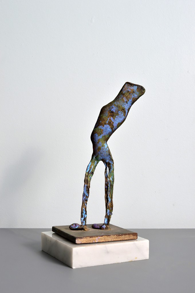  CAROLE A. FEUERMAN Man 2017, Unique bronze sculpture. Signed, titled with artist's copyight.