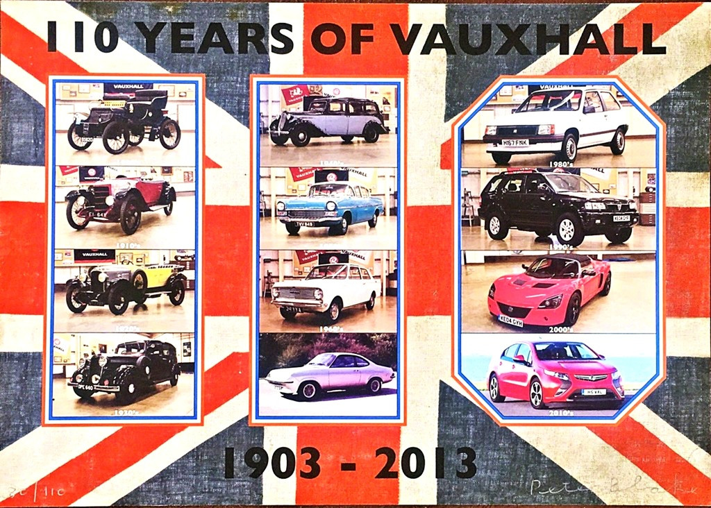 Peter Blake, 110 Years of Vauxhall, 2013