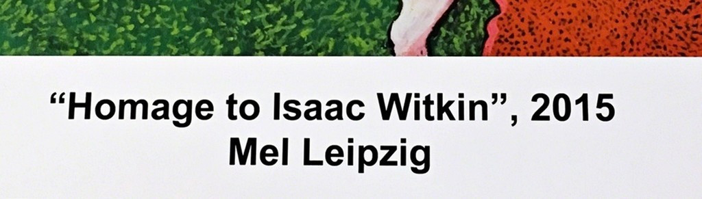  Mel Leipzig Homage to Isaac Witkin 2019, Color Print on Soft Gloss Exhibition Fiber Paper. Hand Signed. Numbered. Dated. Titled. 