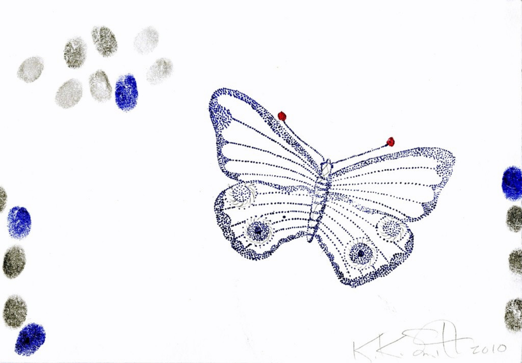 Kiki Smith, Butterfly, 2010, Unique Mixed Media 