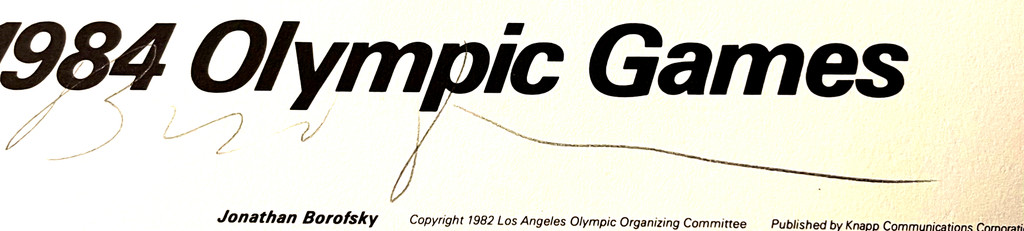 Martin Puryear, Los Angeles Olympic Games 1984, Pencil Signed with Certificate of Authenticity from Publisher & the Olympic Committee , 1982