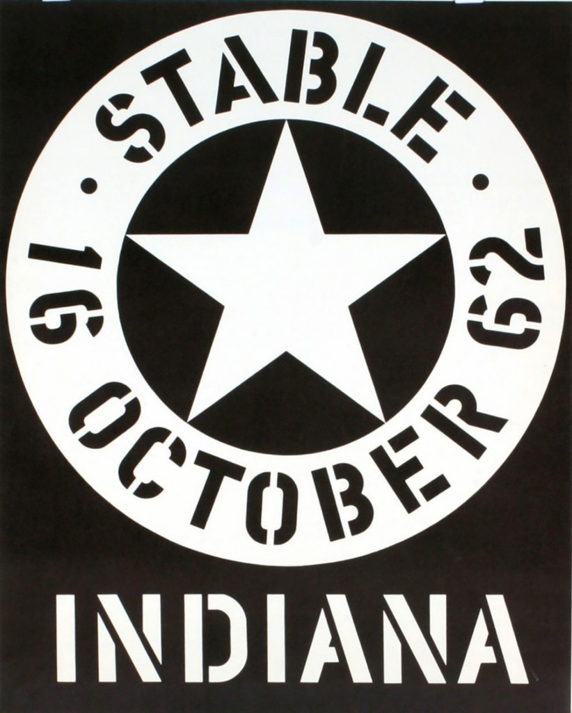 Robert Indiana, Stable Gallery October 1962 (Hand Signed & Inscribed), 1962