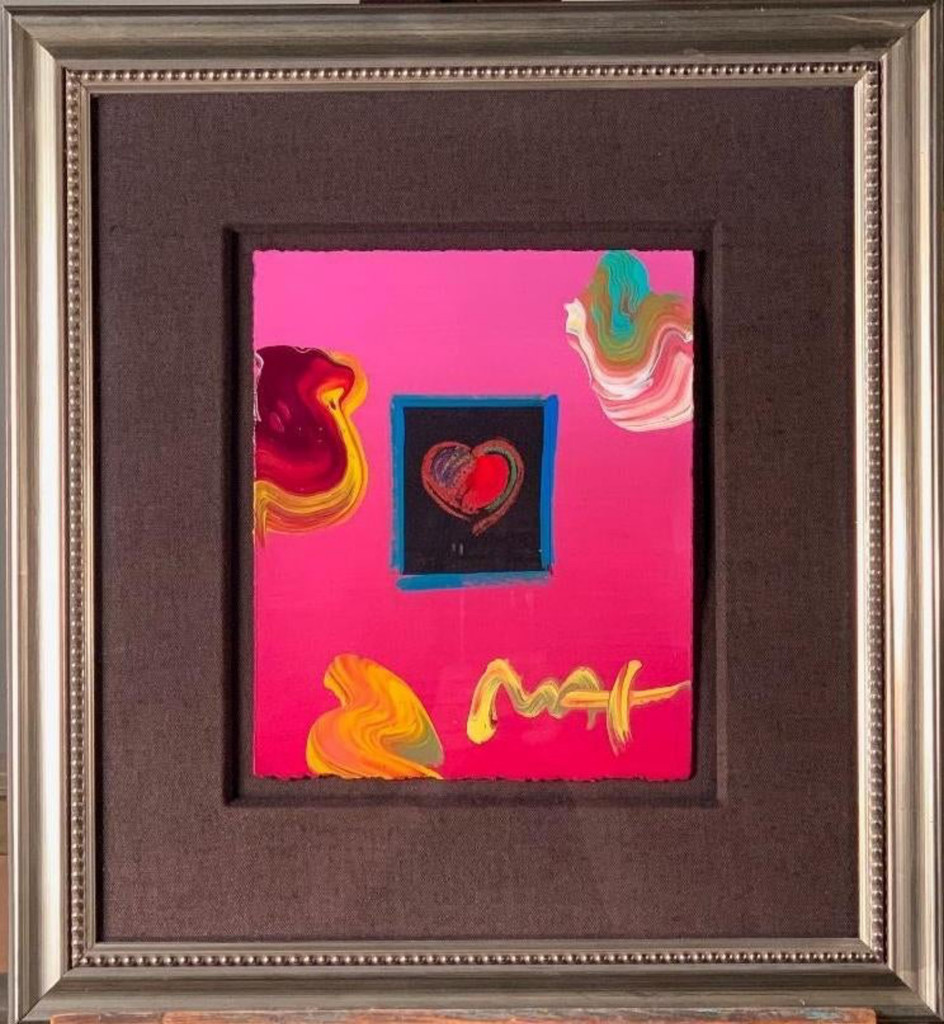 Heart Suite, Heart (signed twice, with an additional original drawing on the verso of frame), 2002