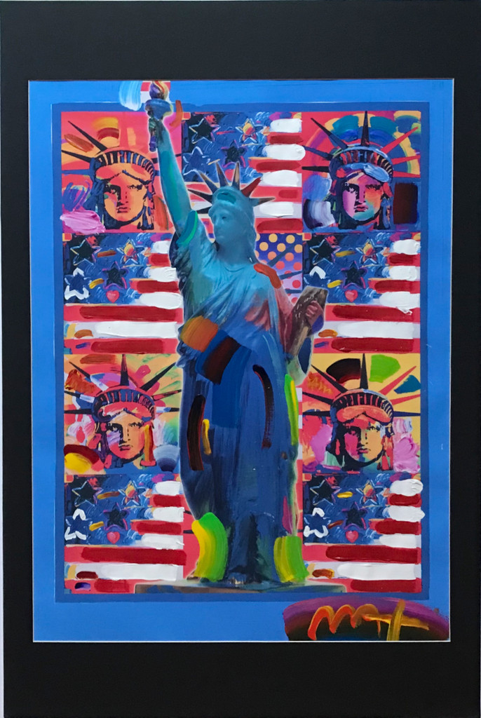 格安激安d) Peter Max: Paints America 画集