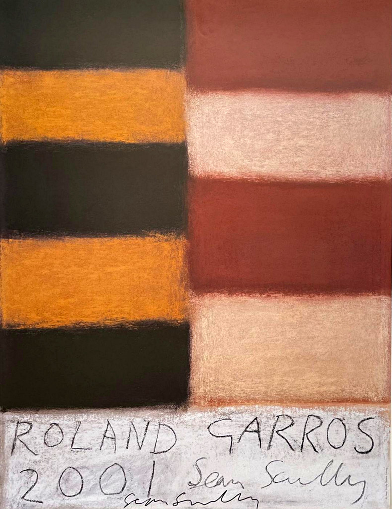 Sean Scully, Roland Garros (Hand Signed by Sean Scully), 2001