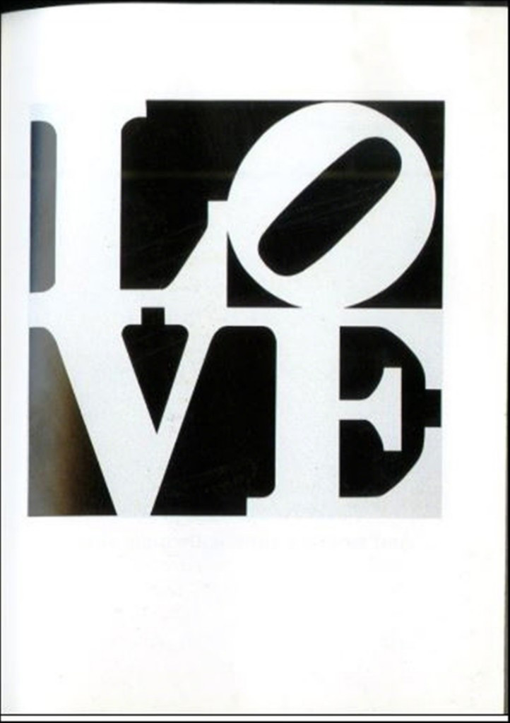 Robert Indiana, The Book of Love Art & Poetry, 1996