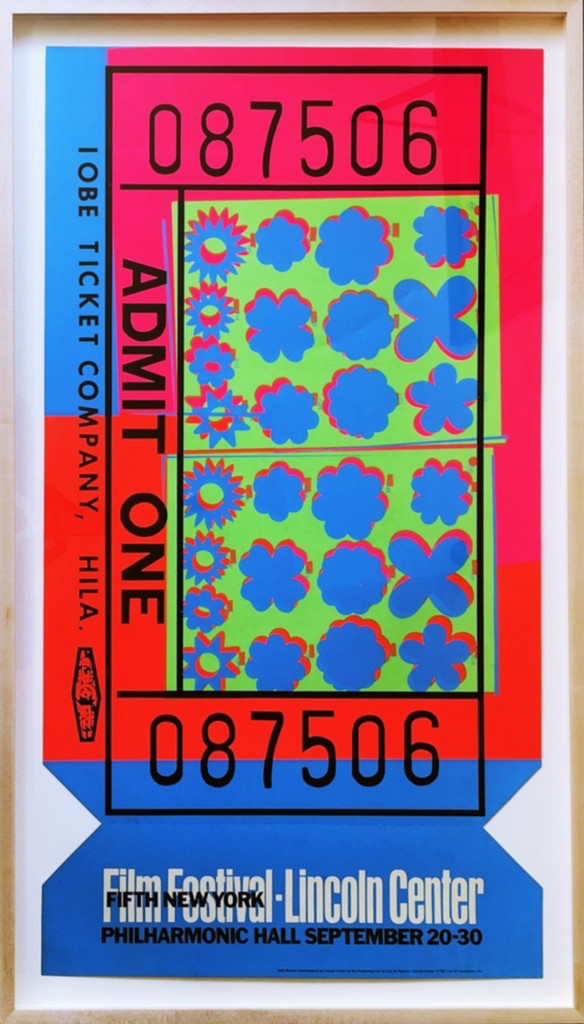 Andy Warhol,  Deluxe Signed Edition of Fifth New York/Film Festival Lincoln Center (Feldman & Schellmann, II.19), 1967