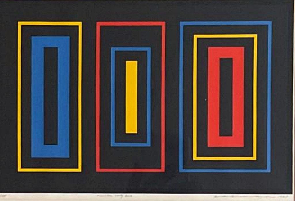 Burton Wasserman, Untitled Geometric Abstraction, 1968