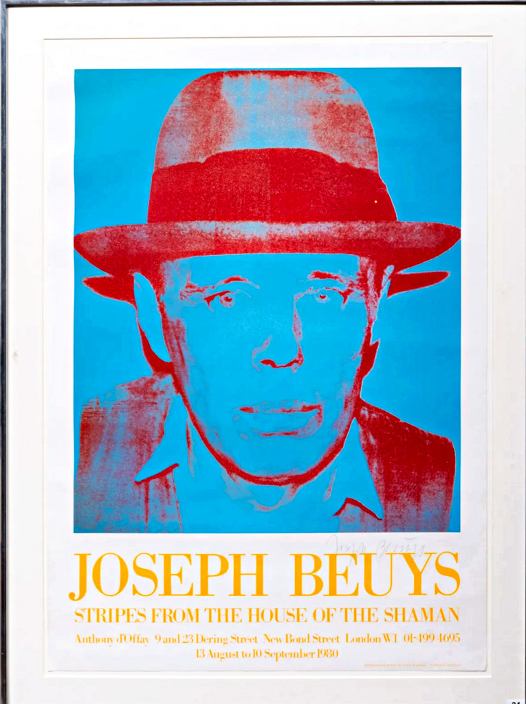 Joseph Beuys, Stripes from the House of the Shaman (Hand Signed), 1980