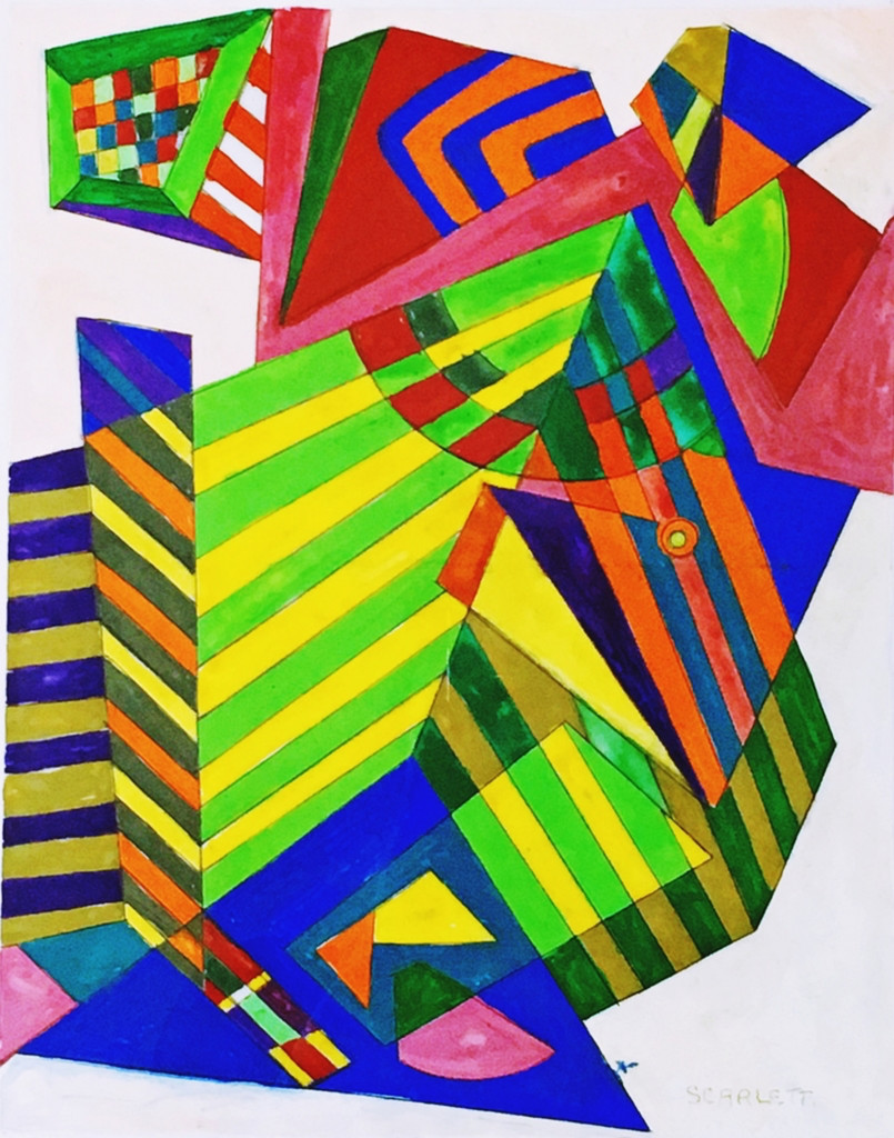 Rolph Scarlett, Untitled, ca. 1950 (Geometric Abstraction)
