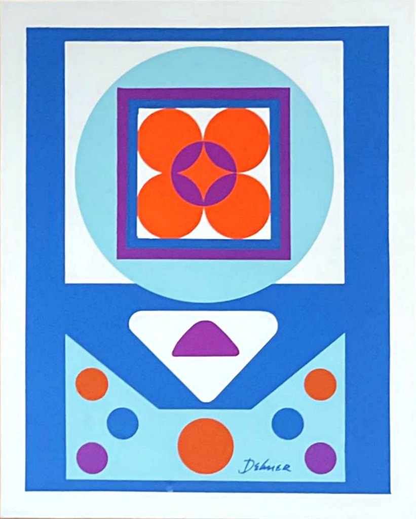 Dorothy Dehner, Matted Silkscreen for Academy Arts, ca. 1970
