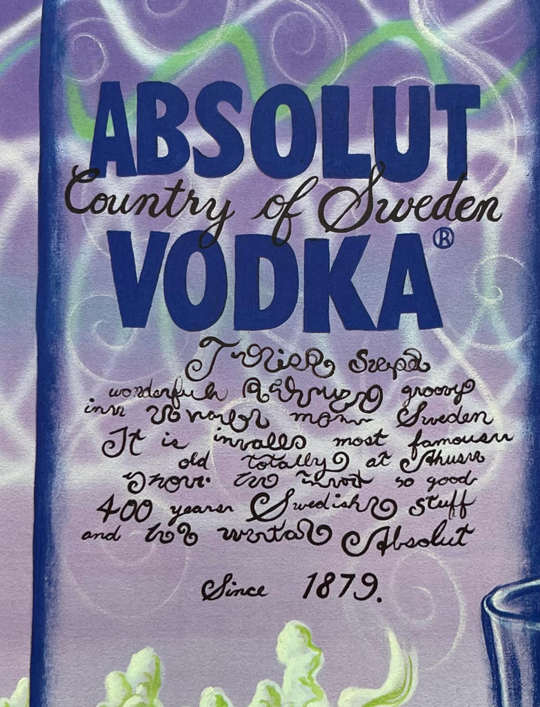 Kenny Scharf, Absolut Vodka, 1987