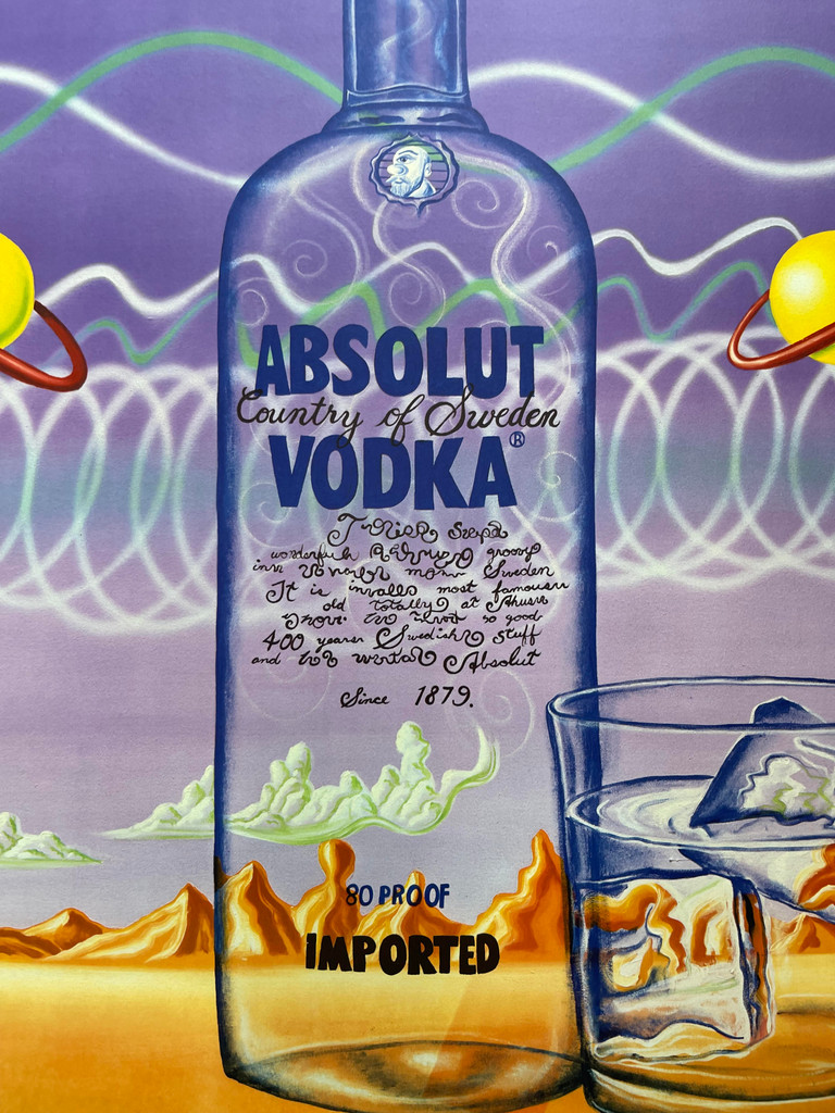 Kenny Scharf, Absolut Vodka, 1987