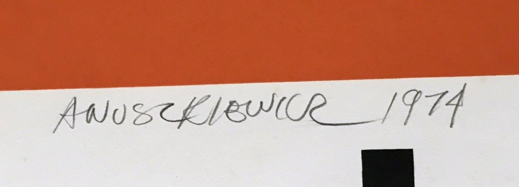 Richard Anuszkiewicz,Celebrate New York/Ed Koch (hand signed and inscribed by Richard Anuszkiewicz), 1974