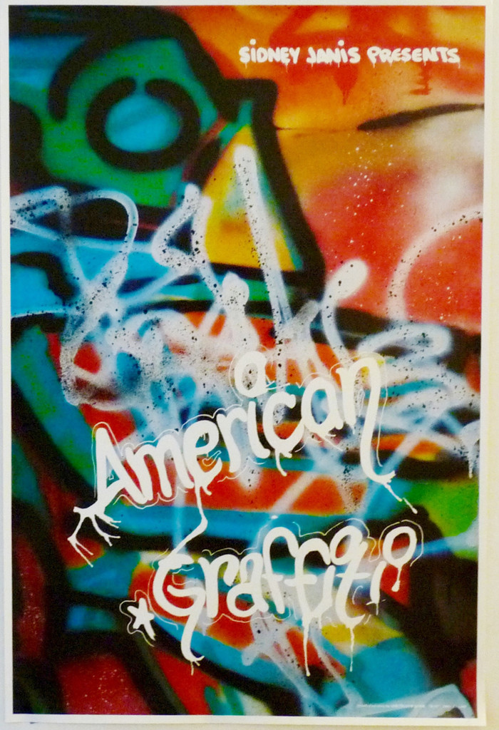 Various Artist, Rare Sidney Janis Gallery poster for American Graffiti show Abstract Prints, 1983