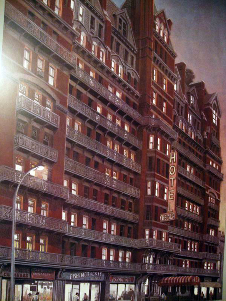 Richard Haas, Chelsea Hotel, Sunset, 1980