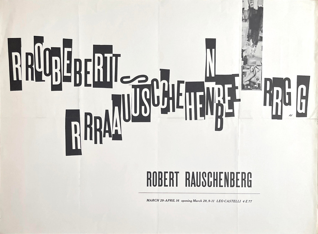 Robert Rauschenberg, Robert Rauschenberg at Leo Castelli (postmarked to artist Ludwig Sander), 1960