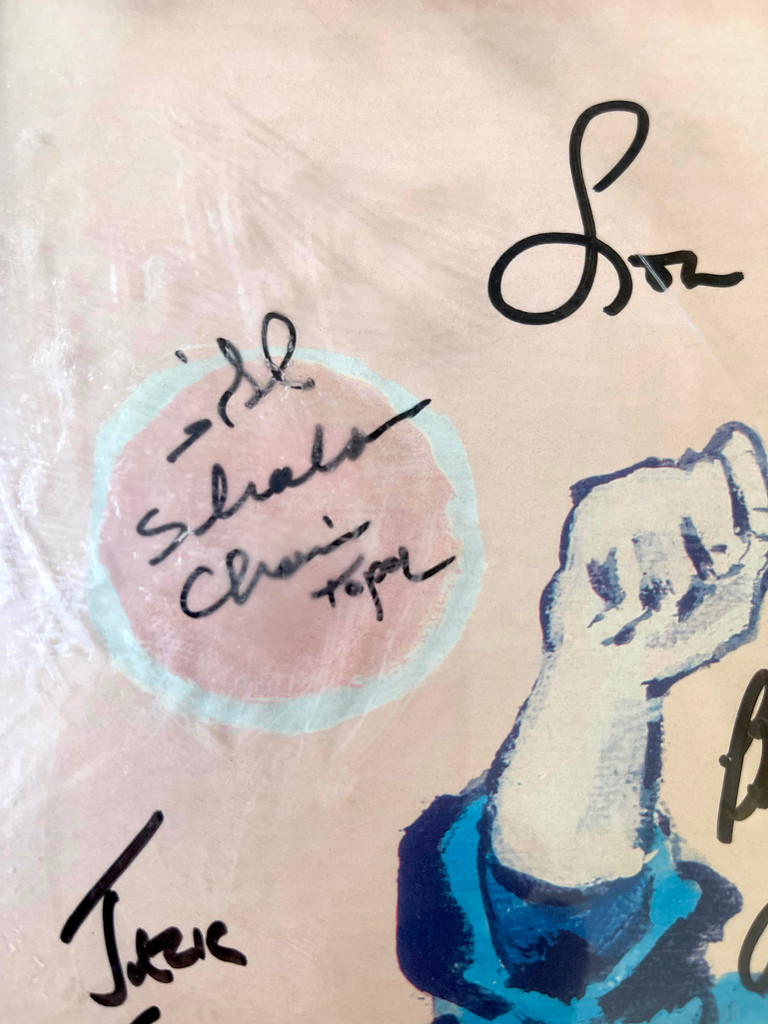 Chaim Topol, Topol in Fiddler on the Roof (Hand signed by Chaim Topol and the original cast members), 1990