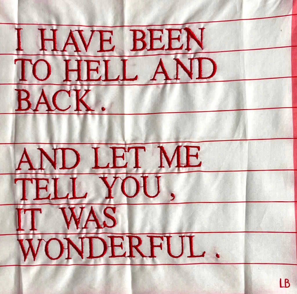 Louise Bourgeois I Have Been to Hell and Back Handkerchief, 2007