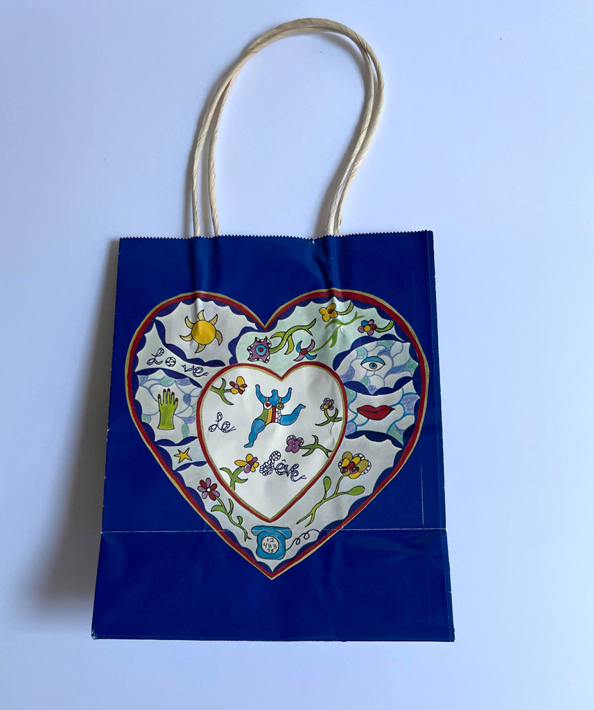 Niki de Saint Phalle, Niki de St Phalle Bespoke LOVE Shopping Bag, ca. 1982