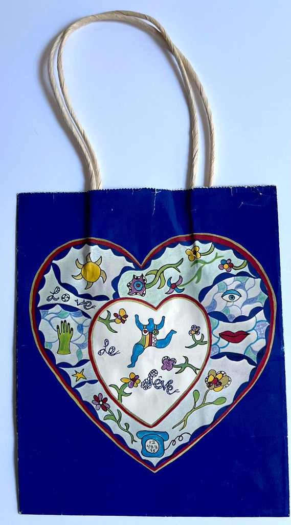 Niki de Saint Phalle, Niki de St Phalle Bespoke LOVE Shopping Bag, ca. 1982