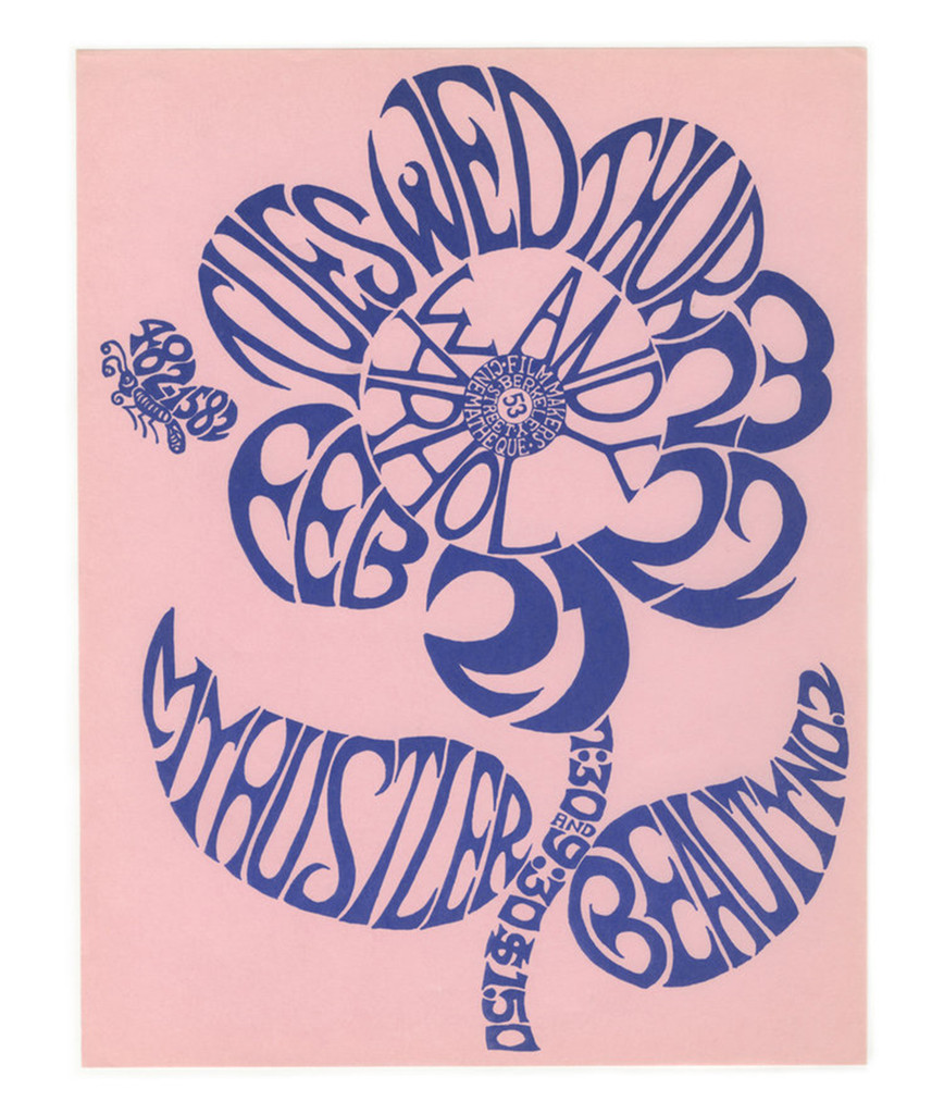 Andy Warhol, My Hustler and Beauty No. 2 (Extremely rare movie flyer), 1966