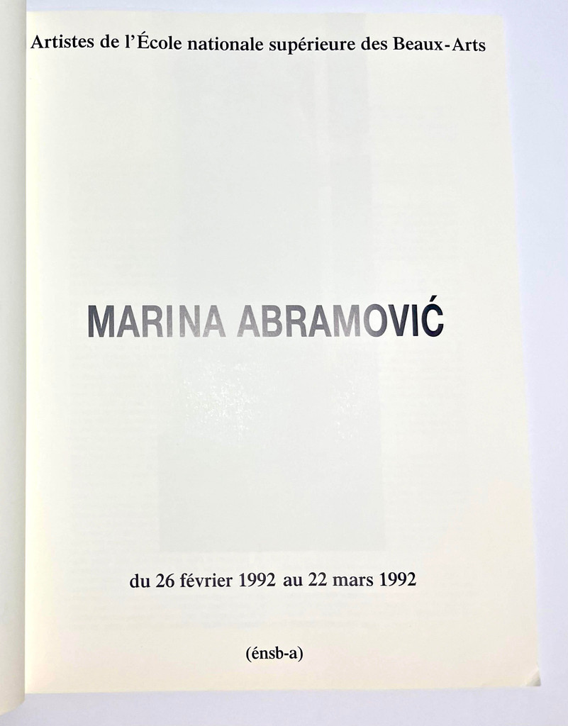 Marina Abramović, Untitled hourglass drawing, 1992