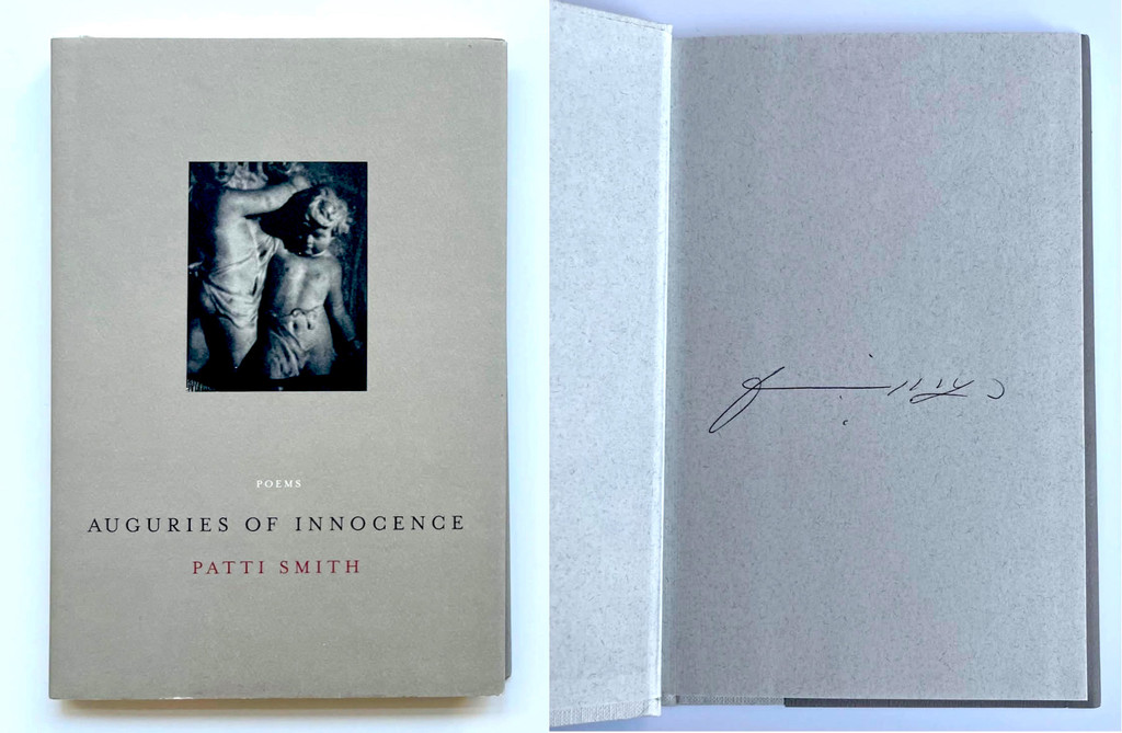 Patti Smith, Auguries of Innocence (Hand signed poetry book), 2005