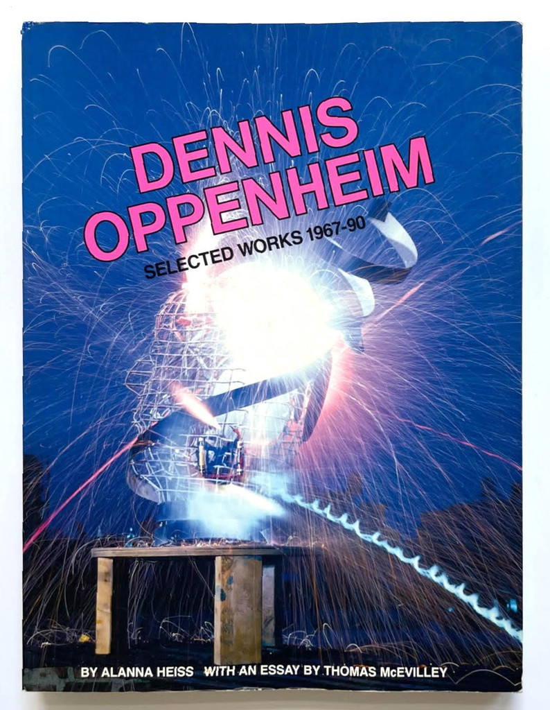 Dennis Oppenheim Dennis Oppenheim: Selected Works 1967-90 : And the Mind Grew Fingers (with handwritten signed letter laid in separately)