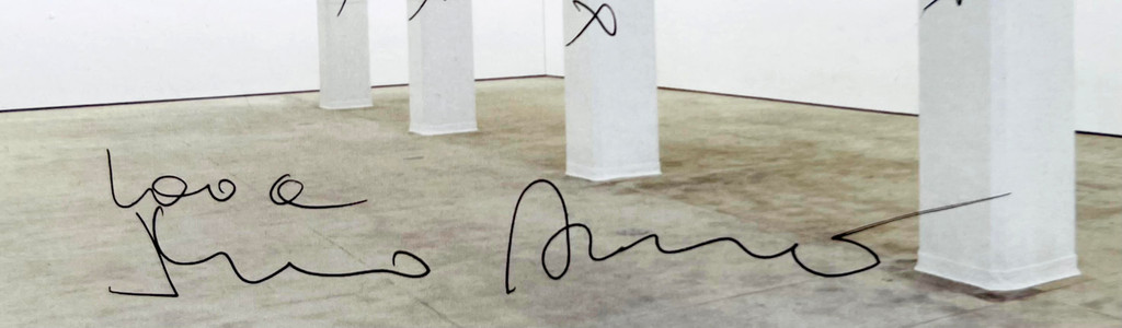 Marina Abramović, Exhibition invitation card (Hand Signed and inscribed by Marina Abramovic), 2014