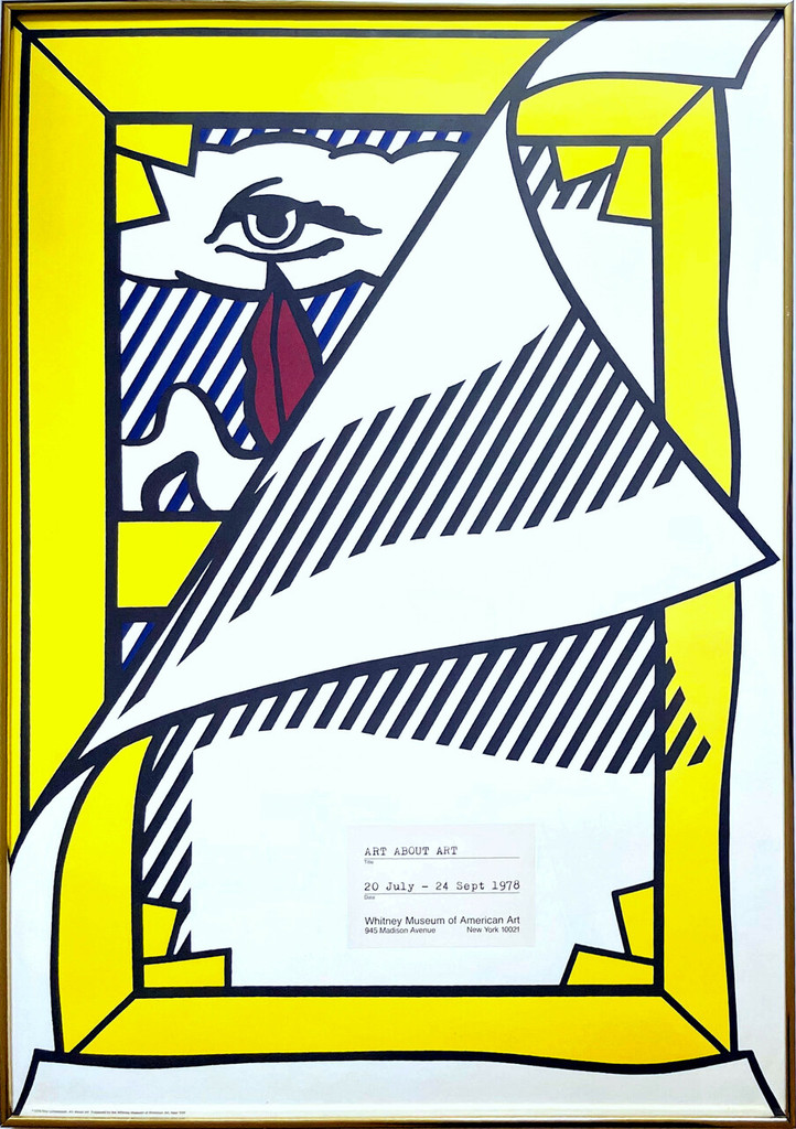 Roy Lichtenstein, Art About Art Whitney Museum of American Art poster, 1978