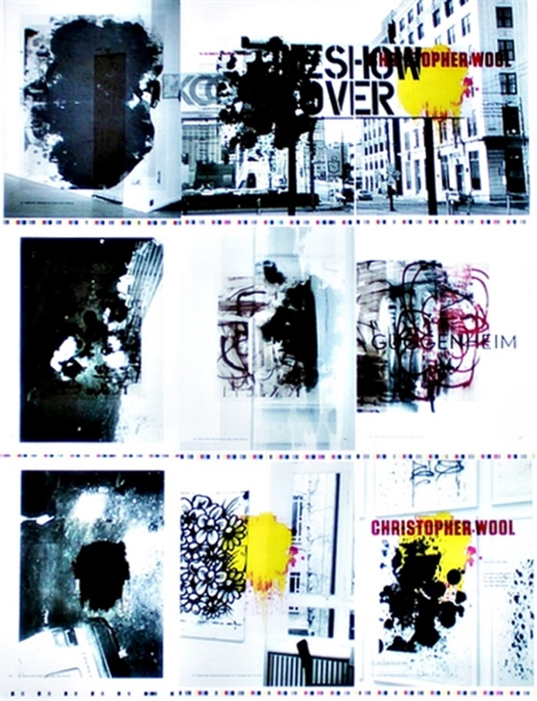 CHRISTOPHER WOOL, Guggenheim Poster, Offset Lithograph 2013